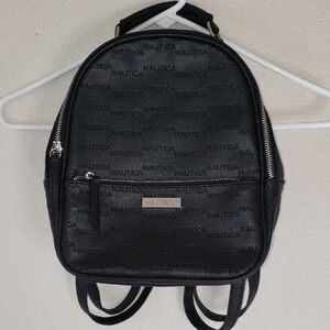 Nautica Black Mini Backpack